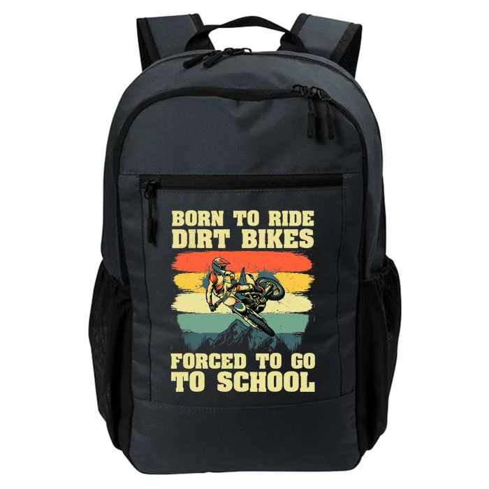 Cool Dirt Bike For Motocross Dirt Bike Lover Daily Commute Backpack