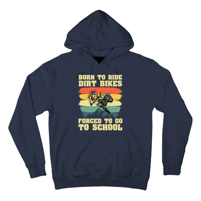 Cool Dirt Bike For Motocross Dirt Bike Lover Tall Hoodie