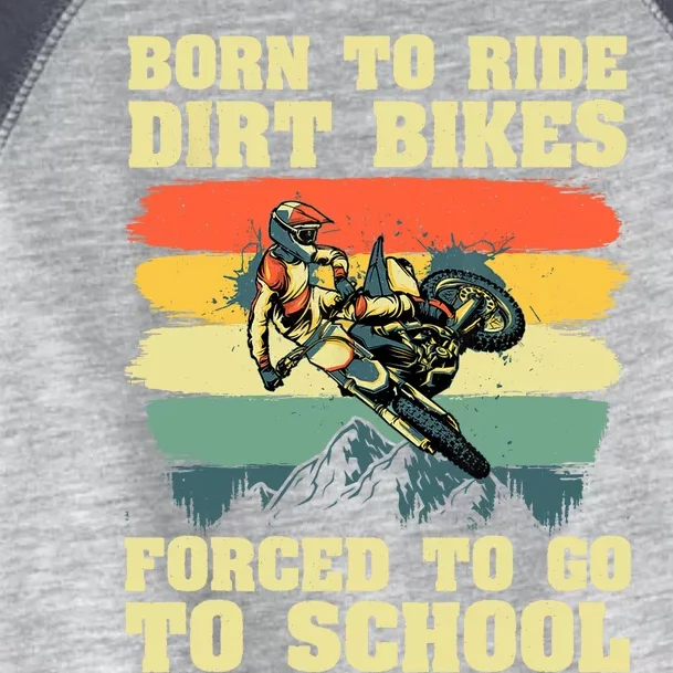 Cool Dirt Bike For Motocross Dirt Bike Lover Toddler Fine Jersey T-Shirt