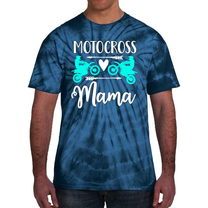 Cute Dirt Bike Motocross Mother Racing Moto Mom Gift Tie-Dye T-Shirt