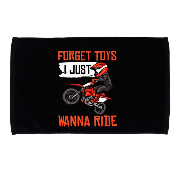 Cool Dirt Bike Gift For Men Funny Forget Toys Motocross Microfiber Hand Towel