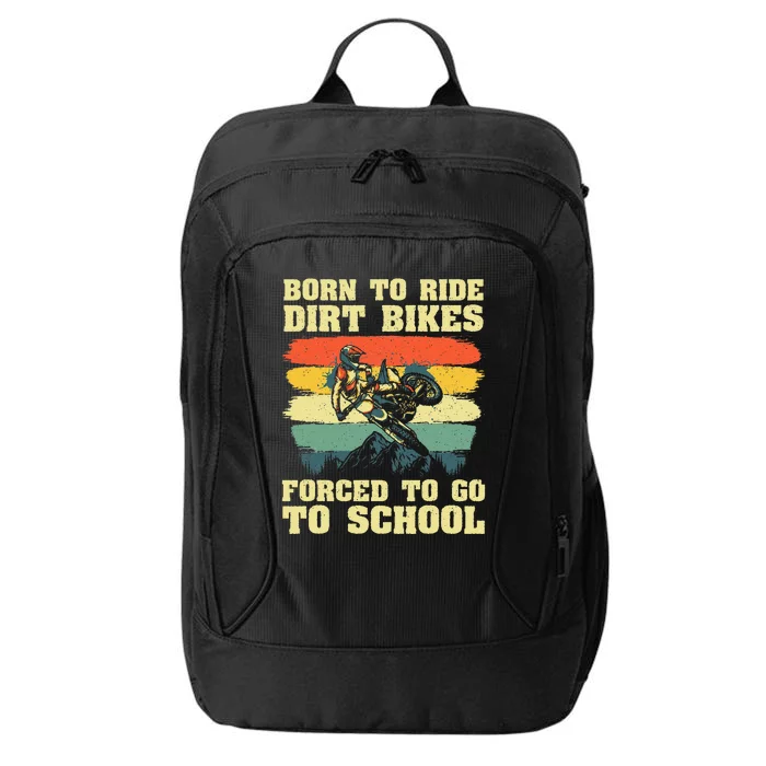 Cool Dirt Bike For Men Women Kids Motocross Dirt Bike Lover City Backpack