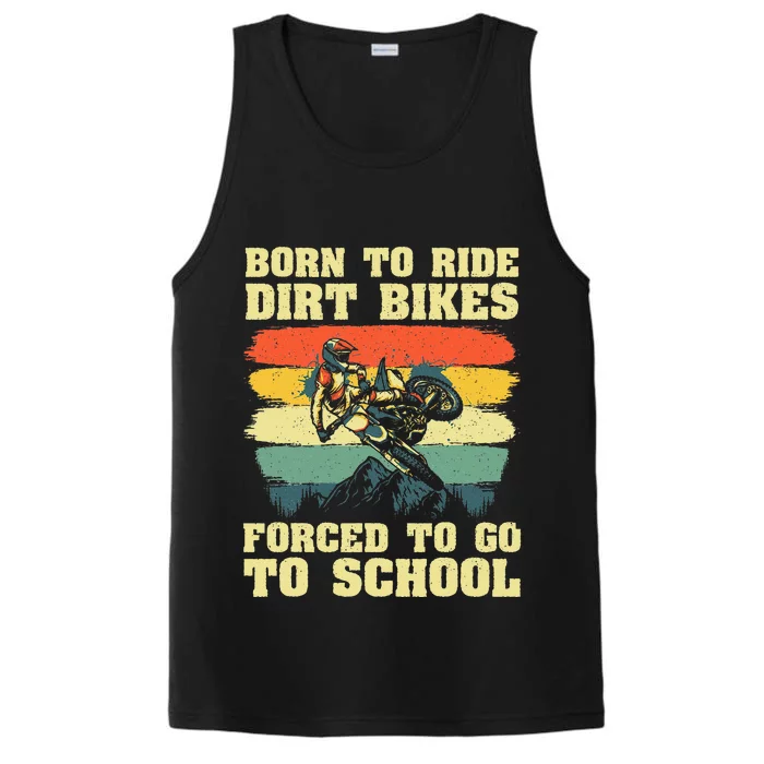 Cool Dirt Bike For Men Women Kids Motocross Dirt Bike Lover Performance Tank