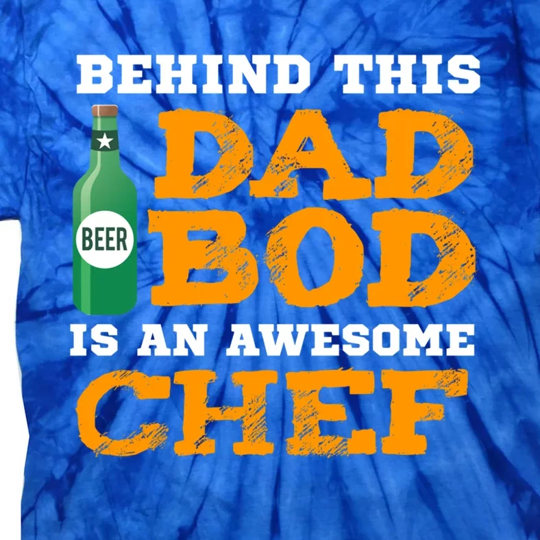 Chef Dad Bod Funny Fathers Gift For Birthday Christmas Gift Tie-Dye T-Shirt