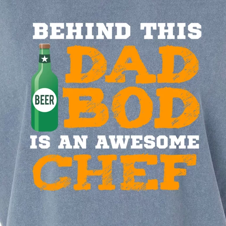 Chef Dad Bod Funny Fathers Gift For Birthday Christmas Gift Garment-Dyed Women's Muscle Tee