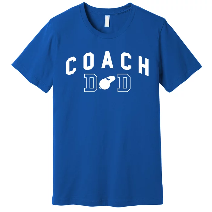 Coach Dad Baseball Player Gift Premium T-Shirt