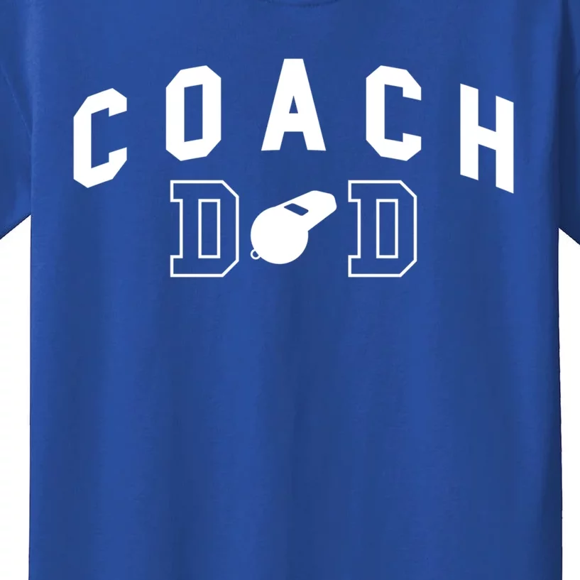 Coach Dad Baseball Player Gift Kids T-Shirt