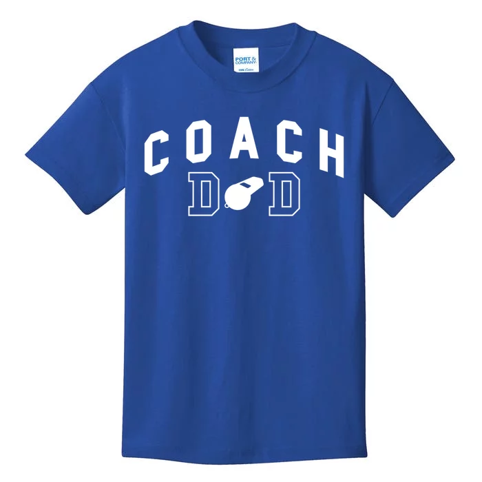 Coach Dad Baseball Player Gift Kids T-Shirt