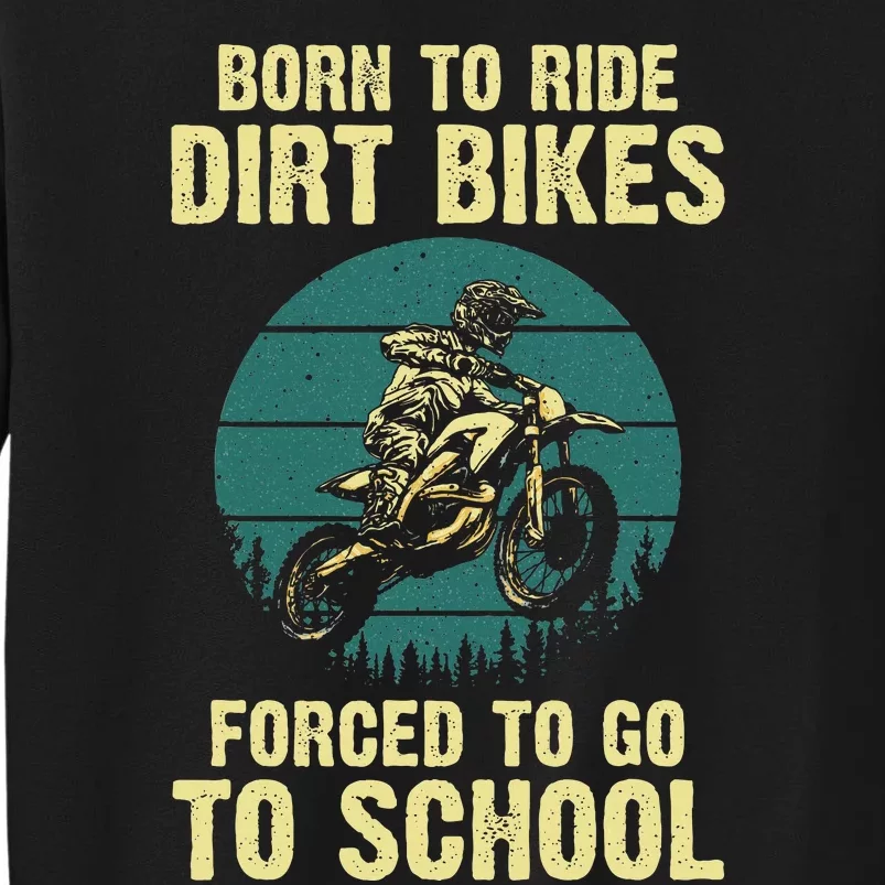 Cute Dirt Bike Art For Motorcycle Dirtbike Racing Sweatshirt