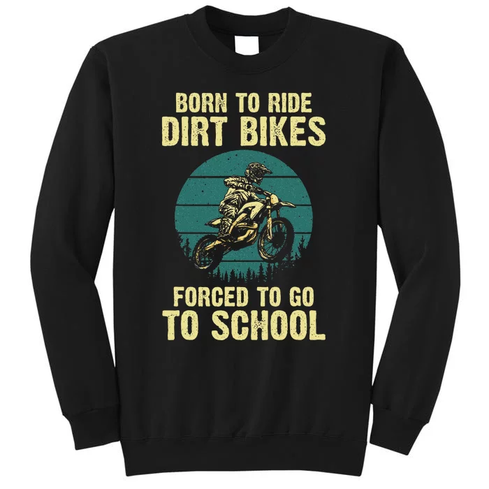 Cute Dirt Bike Art For Motorcycle Dirtbike Racing Sweatshirt