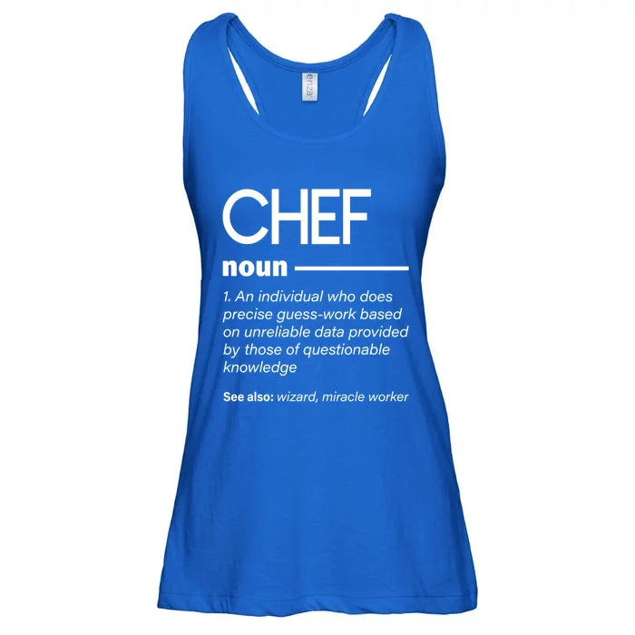 Chef Definition Best Chef Gift Great Gift Ladies Essential Flowy Tank