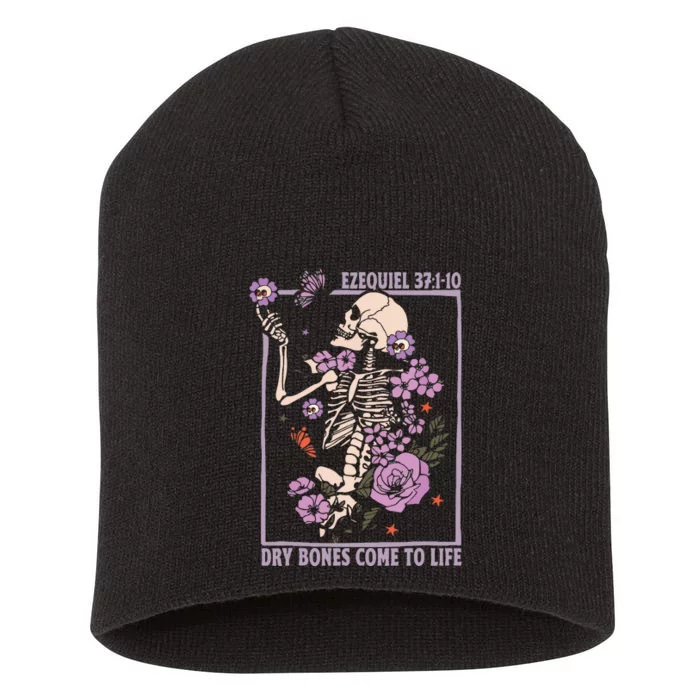 Christian Dry Bones Come To Life Short Acrylic Beanie