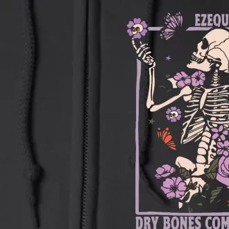 Christian Dry Bones Come To Life Full Zip Hoodie