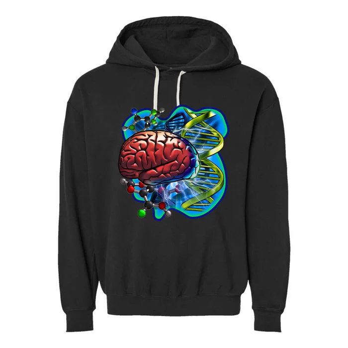 Cool DNA Brain Garment-Dyed Fleece Hoodie