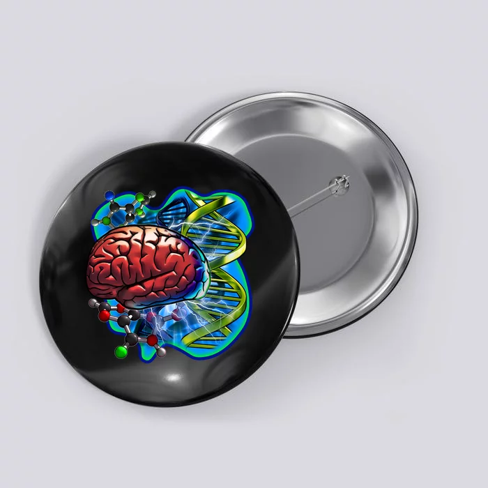 Cool DNA Brain Button