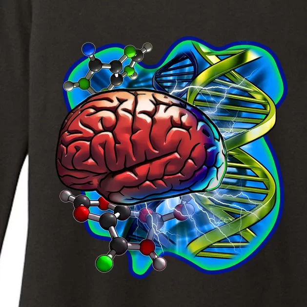 Cool DNA Brain Womens CVC Long Sleeve Shirt