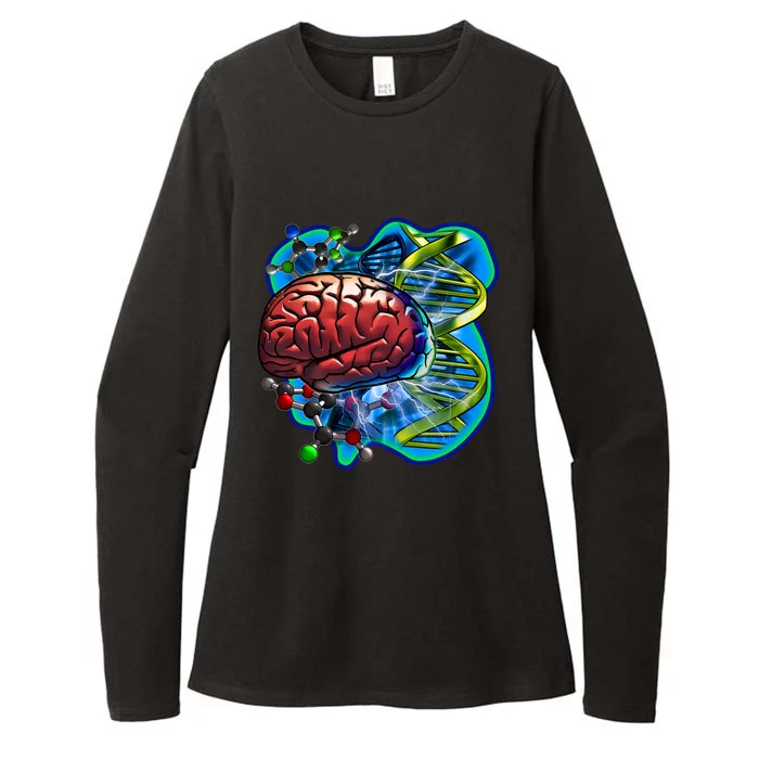 Cool DNA Brain Womens CVC Long Sleeve Shirt