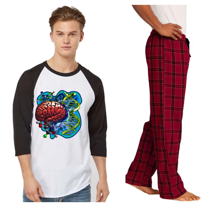 Cool DNA Brain Raglan Sleeve Pajama Set