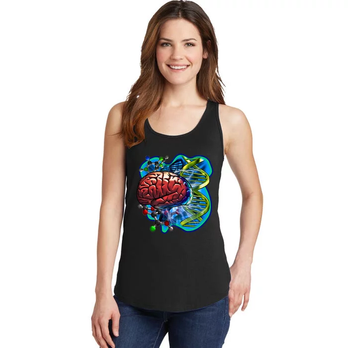 Cool DNA Brain Ladies Essential Tank