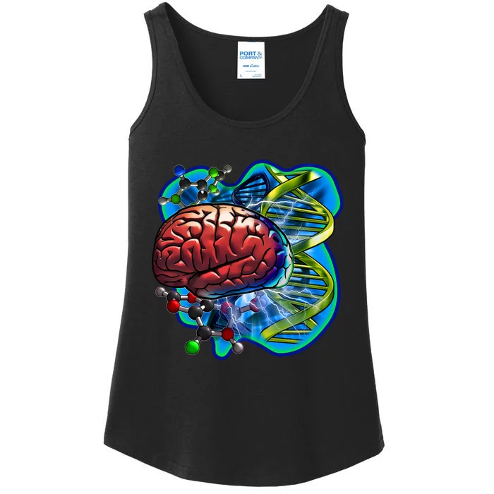 Cool DNA Brain Ladies Essential Tank