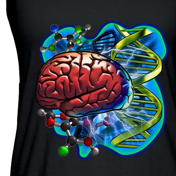 Cool DNA Brain Ladies Essential Flowy Tank