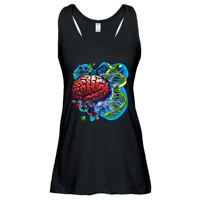 Cool DNA Brain Ladies Essential Flowy Tank