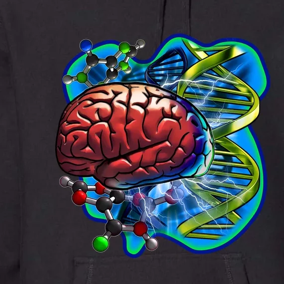 Cool DNA Brain Premium Hoodie