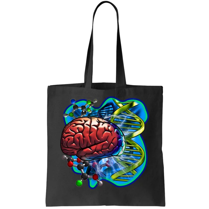 Cool DNA Brain Tote Bag