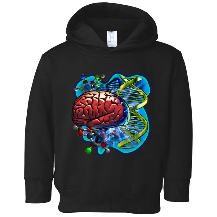 Cool DNA Brain Toddler Hoodie