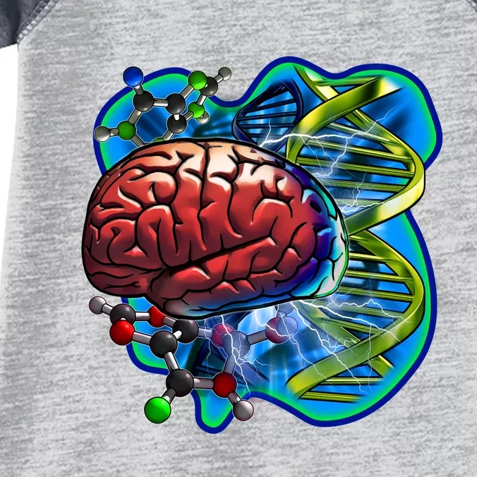 Cool DNA Brain Infant Baby Jersey Bodysuit