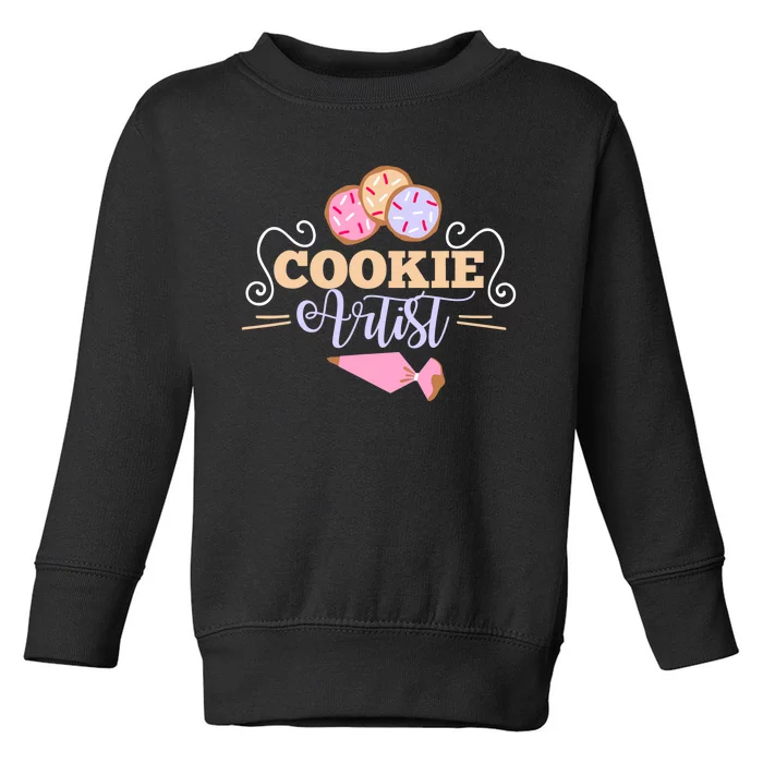 Cookie Decorator Baker Design For Cookie Cutter Fans Toddler Sweatshirt