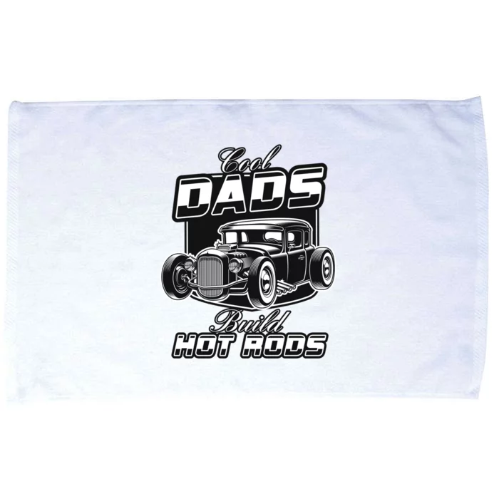 Cool Dads Build Hot Rods Car Retro Vintage Race Hotrod Drag Gift Microfiber Hand Towel