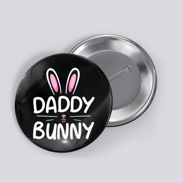 cute Daddy Bunny Matching Family Easter Button