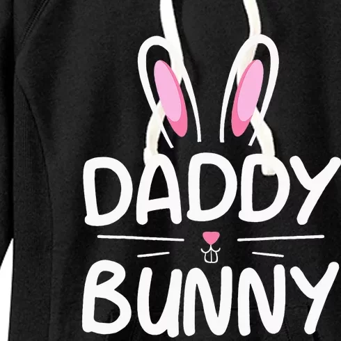 cute Daddy Bunny Matching Family Easter Women's Fleece Hoodie