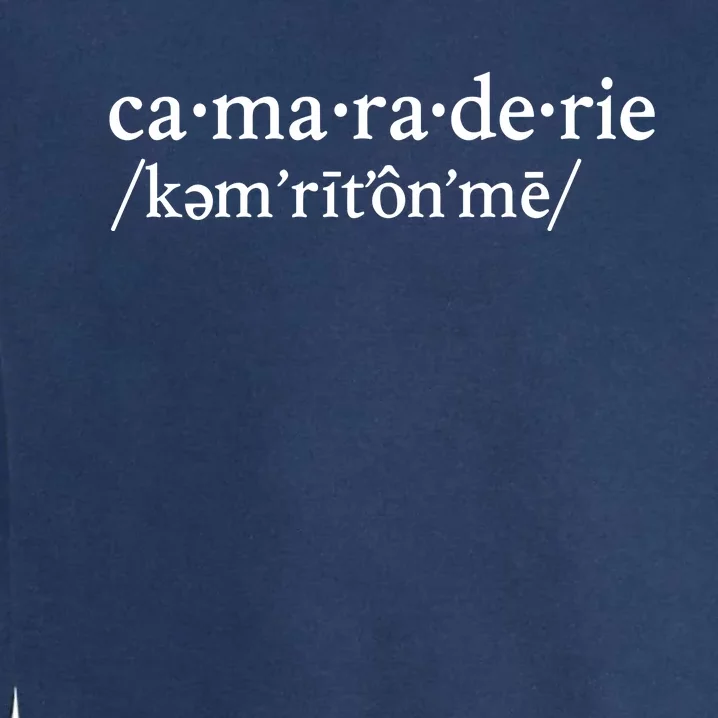 Camaraderie Definition Garment-Dyed Sweatshirt