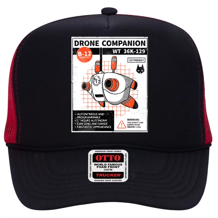 Companion Drone High Crown Mesh Trucker Hat