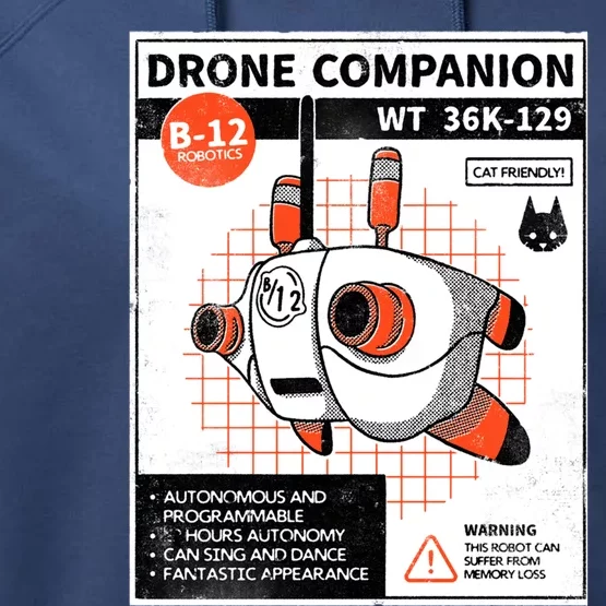 Companion Drone Performance Fleece Hoodie