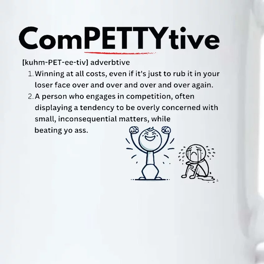 Competitive Design Compettytive Definition Black Color Changing Mug