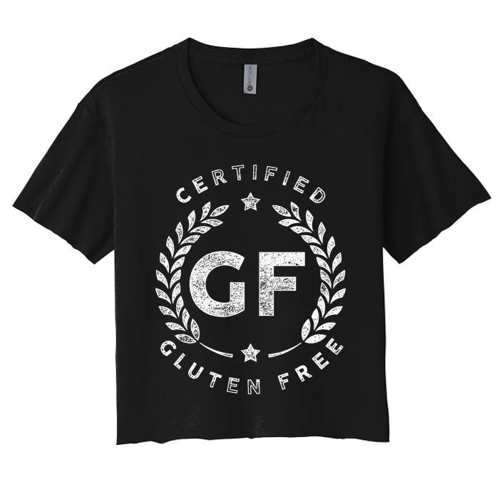 Celiac Disease Certified Gluten Free Women's Crop Top Tee