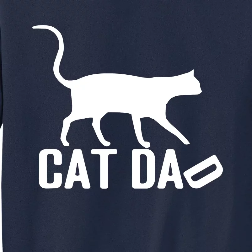 Cat Dad Tall Sweatshirt