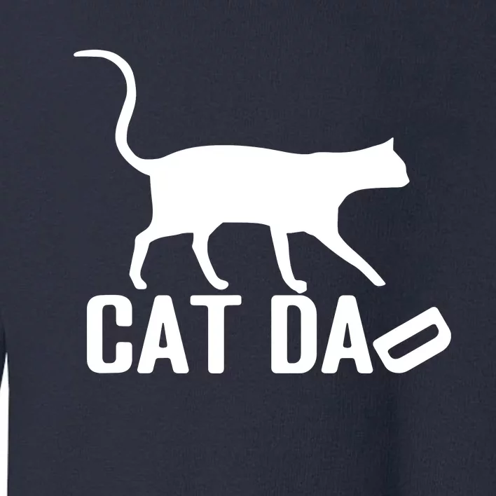 Cat Dad Toddler Sweatshirt