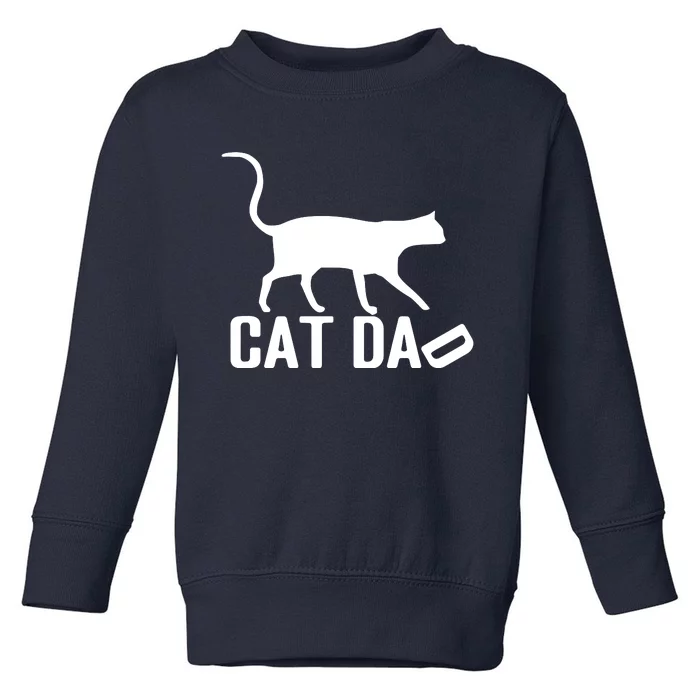 Cat Dad Toddler Sweatshirt