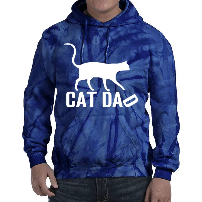 Cat Dad Tie Dye Hoodie