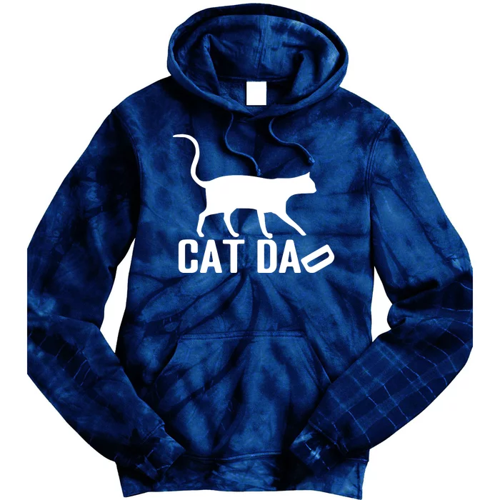 Cat Dad Tie Dye Hoodie