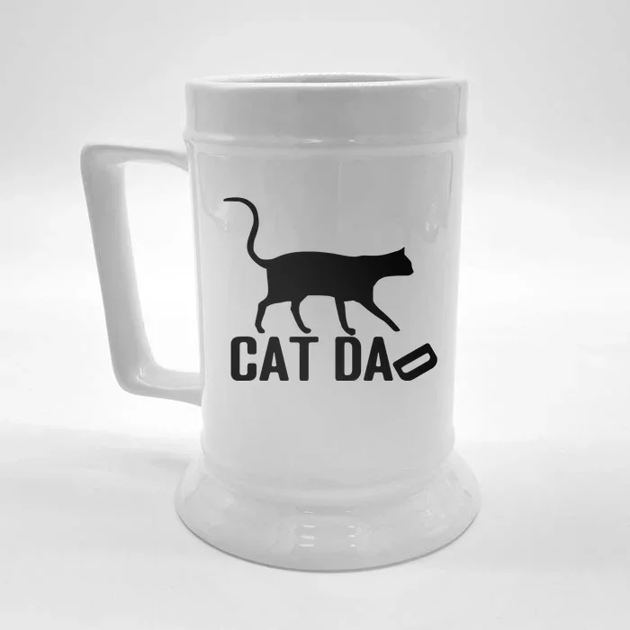 Cat Dad Front & Back Beer Stein