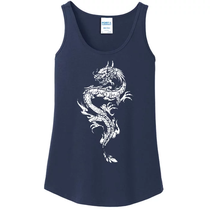 Chinese Dragon Chinese And Dragon Lover Ladies Essential Tank