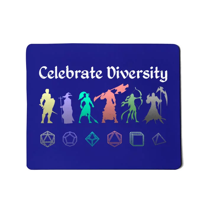 Celebrate Diversity Character Classes Dungeon Rpg Dm Great Gift Mousepad