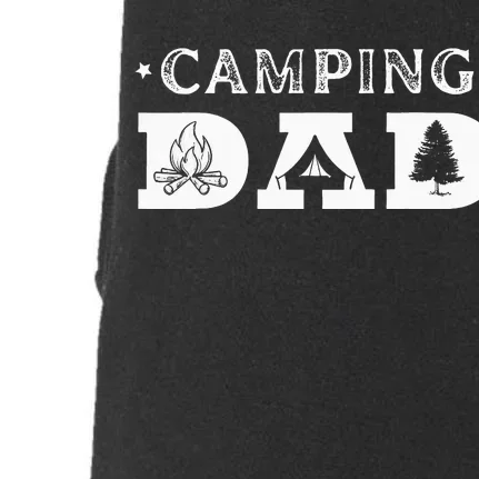 Camping Dad Campfire Outdoor Camper Awesome Papa Fathers Day Doggie 3-End Fleece Hoodie