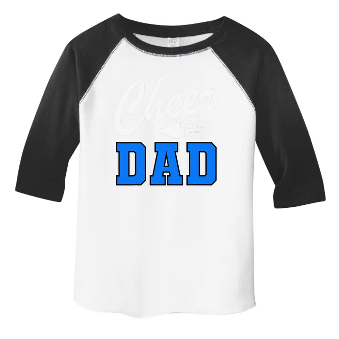 Cheer Dad Cheerleading Team Squad Cheerleader Fathers Day Toddler Fine Jersey T-Shirt