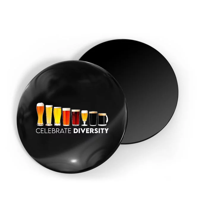 Celebrate Diversity Cocktails Beer Lover Drinking Bartender Magnet